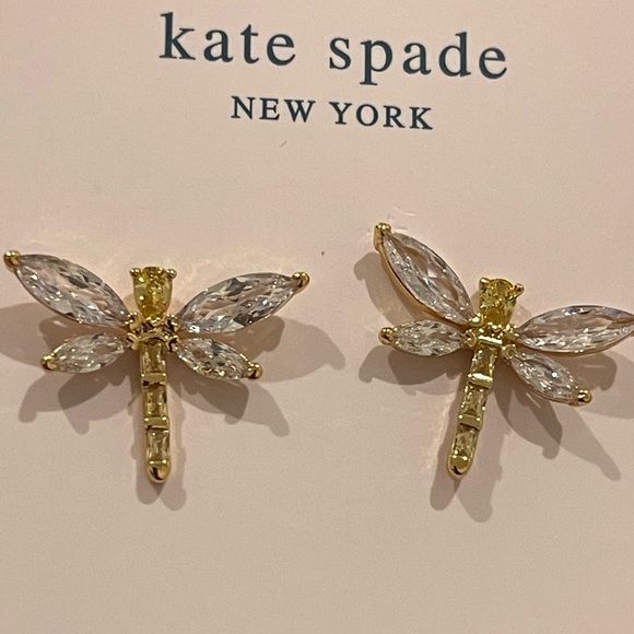 Kate spade ♠️ crystal butterfly stud earrings - Picture 6 of 6